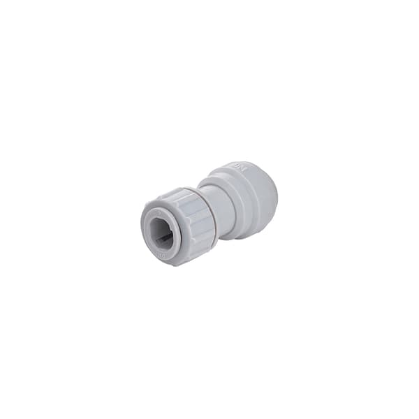 Slangekobling, Slangeadapter, Push-in fitting, Tilslutning, Adapter til slange, Konnektor 3/8 rør x 5/16 strøm - lige