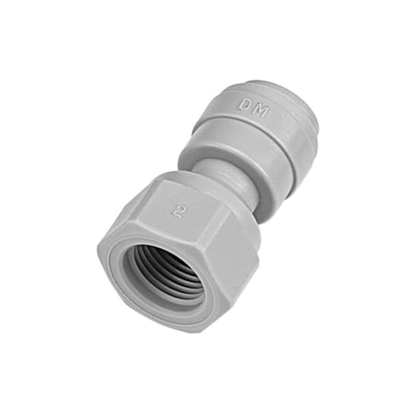 Slangekobling, Slangeadapter, Push-in fitting, Tilslutning, Adapter til slange, UNF-stik med indvendigt gevind 3/8 slange x 7/16