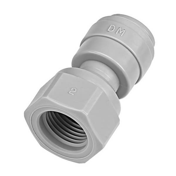 Slangekobling, Slangeadapter, Push-in fitting, Tilslutning, Adapter til slange 3/8 stik med indvendigt gevind UNS gevind