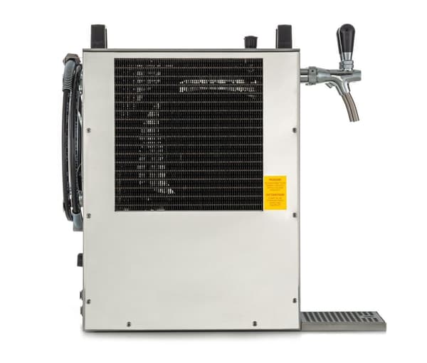 Fadølsanlæg, Øldispenser, Øl Køledispenser, Øl dispenser, Ølmaskine 2-linjers tørkøler lavet af rustfrit stål Kontakt 155 / R Green Line, 160 liter/h