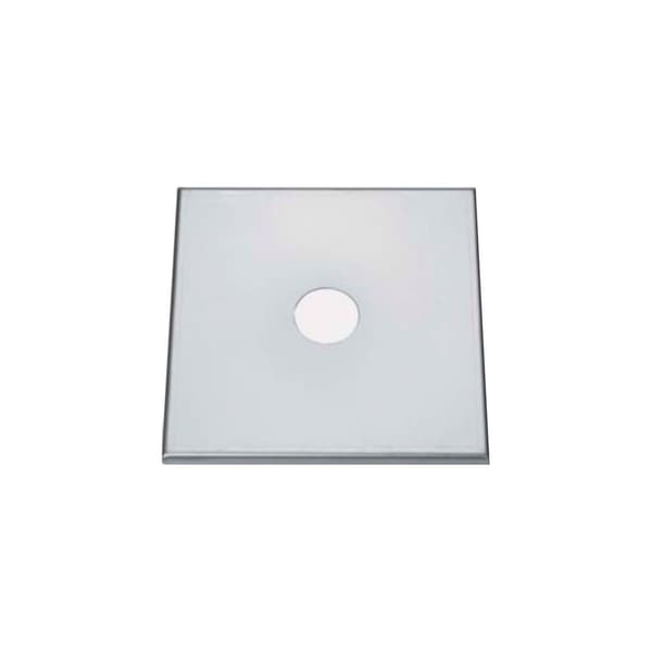 CNS dækplade, 1 cm foldet, 220 x 220 mm, uden hul