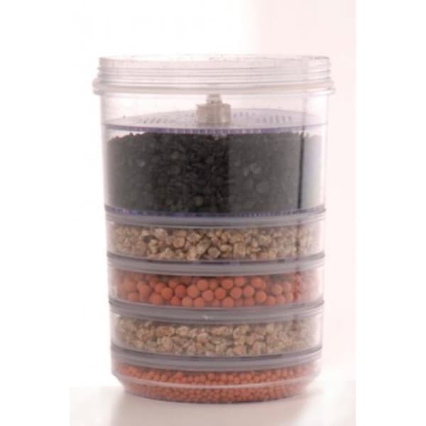 6 niveauer - filtersystem til gallon gallon