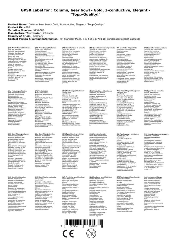 Hanatorni kultainen 3-suuntainen, tyylikäs, huippulaatua!