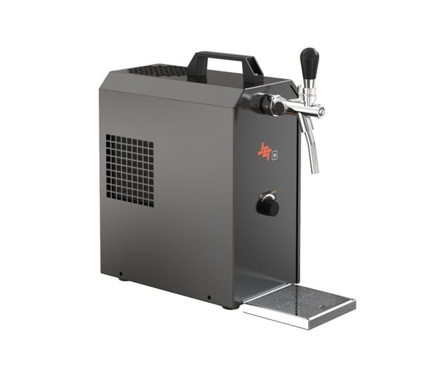 Komplett uppsättning Öltapp JET 30 ölväska, genomströmningskylare 1-rad torrkylare, upp till 35 liter / h, KEG:KeyKeg