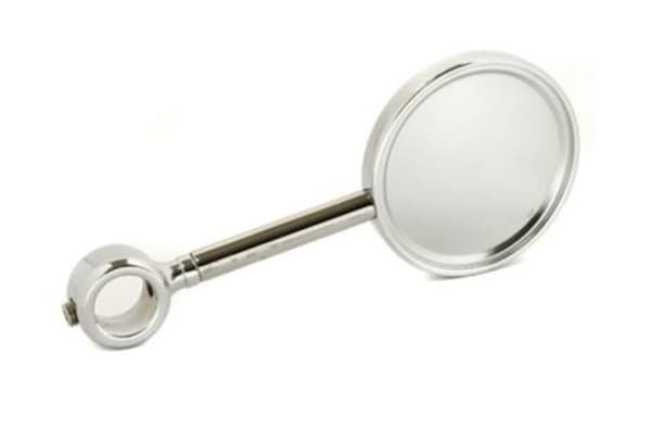 Medaljon til stram, lang, forkromet