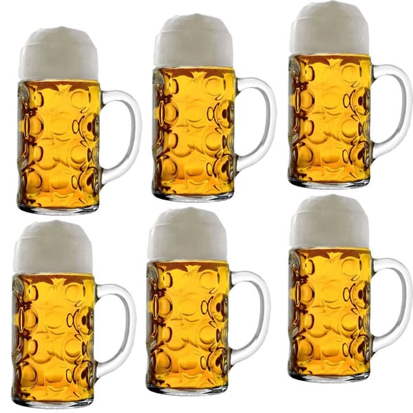Olutlasi, Olutmuki, Olutlasit, Olutmukit  - setti 6 olutlasia ISAR 1 litra