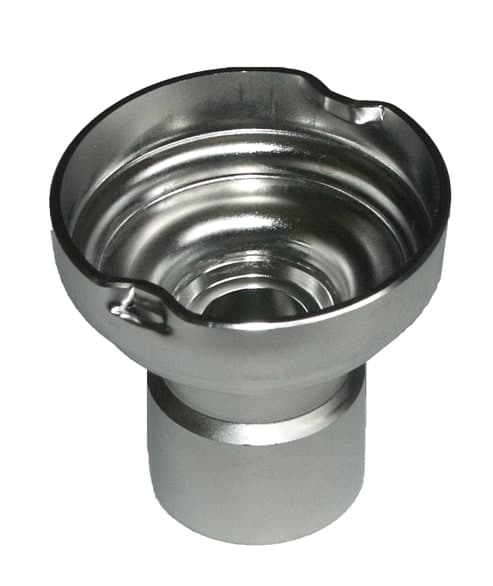 Pin hoved rengøring adapter kurv - 5/8 IG rustfrit stål