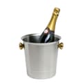 Miniatyrbild 3 av 4: Mousserande vin och champagne hink, 18/8 rostfritt stål, satin med guld handtag, 5,0 liter