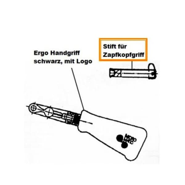 Tynnyrikahvan hanan pään tappi - Sulkeminen (Hiwi ja Micro Matic)