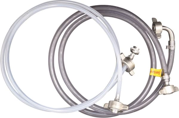 Juomaletku kuuma juoma laitteet - 10mm täysin kirkas, n. 1,5 m