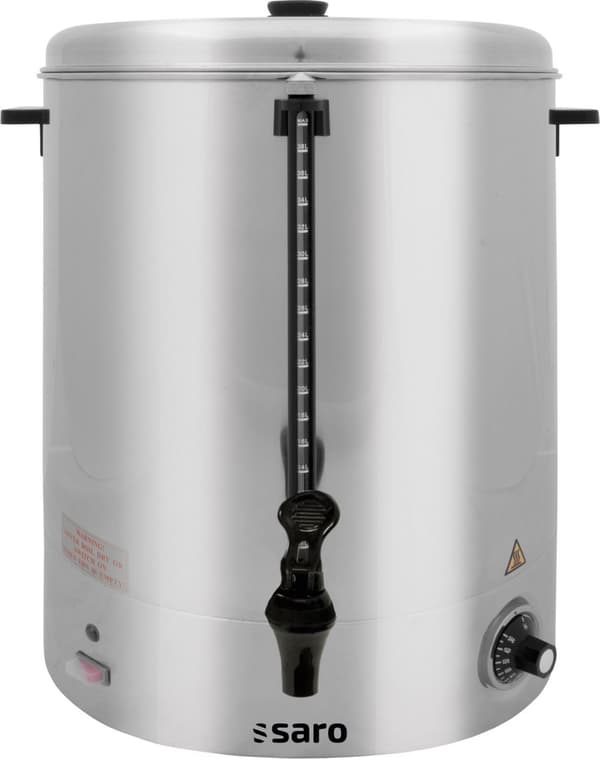 Glöggvärmare, Dryckesvärmare, Dryckesdispenser, Varmdrycksautomat, Varmvattendispenser, Dispenser för varma drycker med kran - HOT DRINK MAXI Rostfritt stål