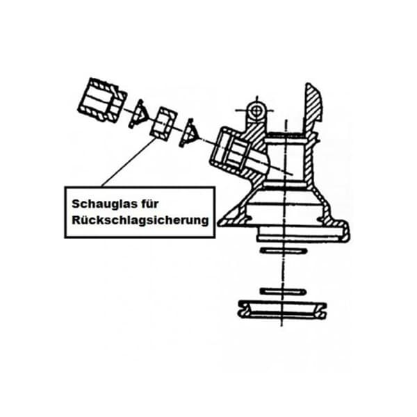 Skueglas til tøndelukning (Micro Matic)