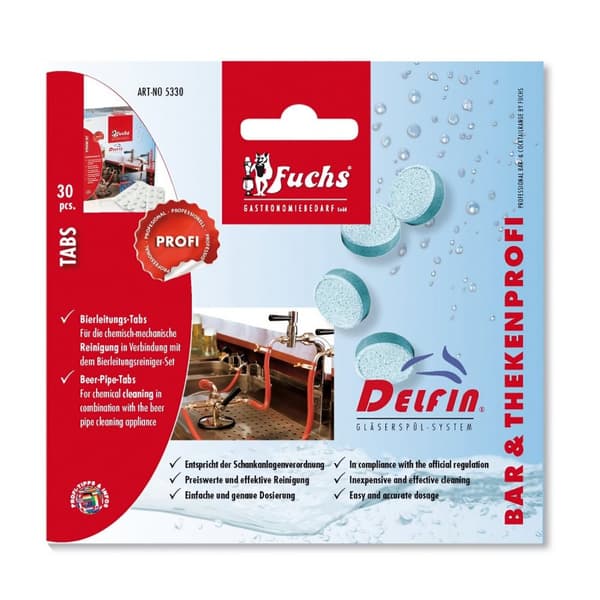 Puhdistusaineet, puhdistustabletit - DELFIN, 30 kpl