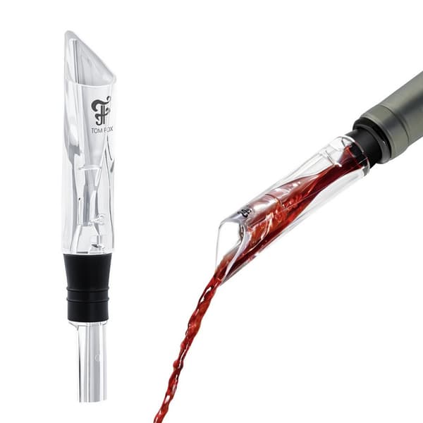 Viinin ilmastin, viinin kaataja - Crystal Aerator, erittäin pitkä