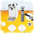 Pikkukuva 1 / 11: Täydellinen setti - Oluthana - kosketa 40 kaksilinjaista kuivajäähdytin, juoksujäähdytin 50 litraa/h, KEG:Type S, KEG 2:KeyKeg