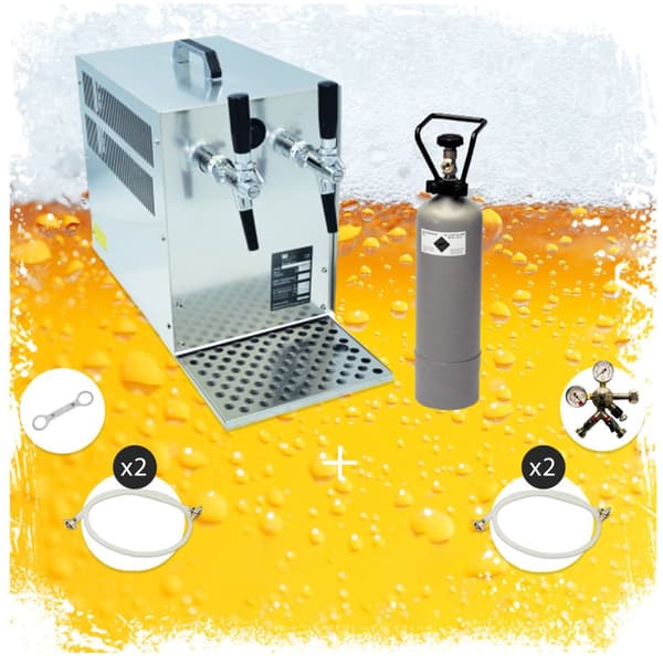 Täydellinen setti - Oluthana - olutkotelo, 2-osainen. 60 L, KEG 2: Type M, KEG:KeyKeg
