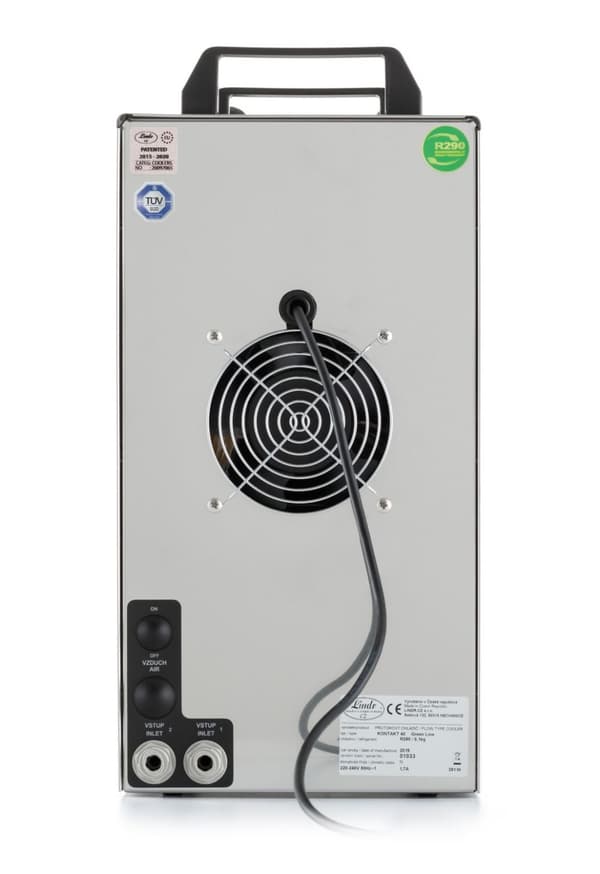 Öltapp- kontakt 40 2-sidigt torrkylare, kontinuerlig kylare 50 liter / h, inkl. Dispenserspelare, Green Line, KEG 2:utan, KEG:KeyKeg
