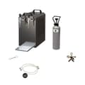 Miniatyrbild 7 av 11: Komplett set - Öltapp - STREAM 80 ölkassett, flödeskylare 2-linjers torrkylare, KEG:NC Adapter, KEG 2:KeyKeg