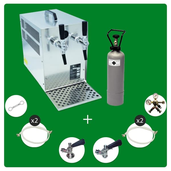 Täydellinen setti - Oluthana - olutkotelo, 2-osainen. 60 L, KEG: Type D, KEG 2: Type S