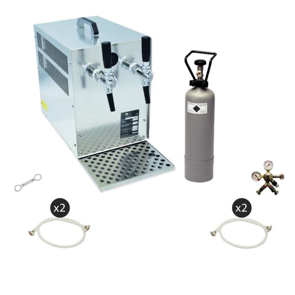 Täydellinen setti - Oluthana - olutkotelo, 2-osainen. 60 L, KEG: Type D, KEG 2: Type S