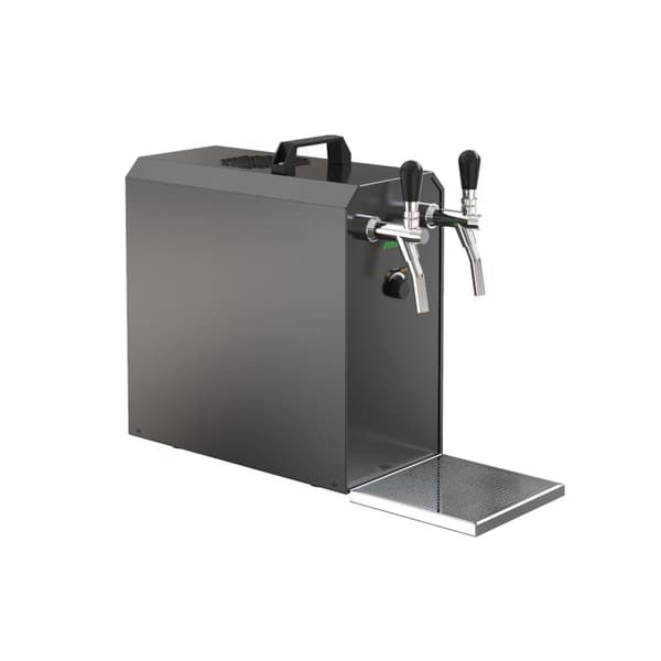 Oluthana STREAM 50K ilmapumpulla olutkorilla, virtausjäähdytin 2-johtoinen kuivajäähdytin, jopa 55 l/h BLACK EDITION,KEG:5 litran sovitin,KEG 2:ilman