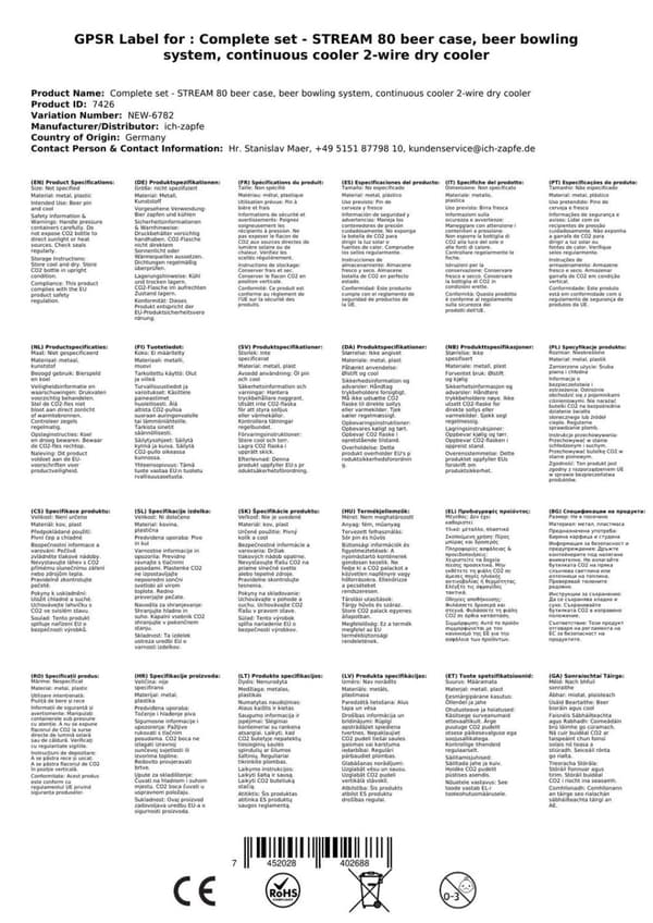 Täydellinen setti - Oluthana - STREAM 80 olutkasetti, virtausjäähdytin 2-linjainen kuivajäähdytin, KEG:Type A, KEG 2:ilman