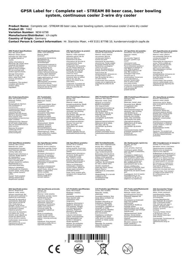 Täydellinen setti - Oluthana - STREAM 80 olutkasetti, virtausjäähdytin 2-linjainen kuivajäähdytin, KEG:Type M, KEG 2:Type D