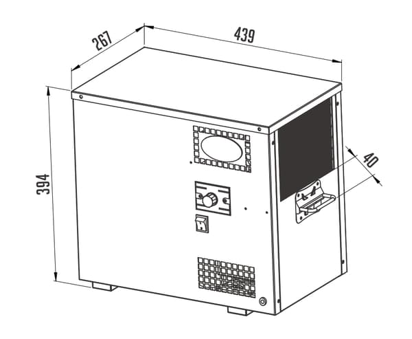 Täydellinen setti Oluthana AS40 2 silmukkaa, jäähdyttimellä, KEG: Type S, KEG 2: Type D