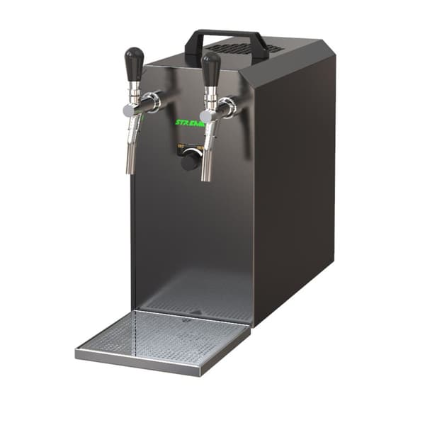 Komplett set - Öltapp - Stream 50 två linjer torr kylare, run kylare 50 liter/h, KEG:utan, KEG 2:5 liters adapter