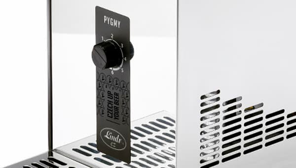 Öltapp, Öltappingssystem, PYGMY 25, en linje torr kylare, 35 liter/h -Bierkoffer, waterchiller, Green Line, KEG:NC Adapter