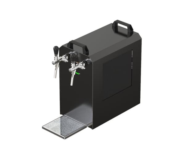 Oluthana - STREAM 80K olutkotelo, läpivirtausjäähdytin, 2-rivinen kuivajäähdytin, KEG 2:Type G, KEG:KeyKeg