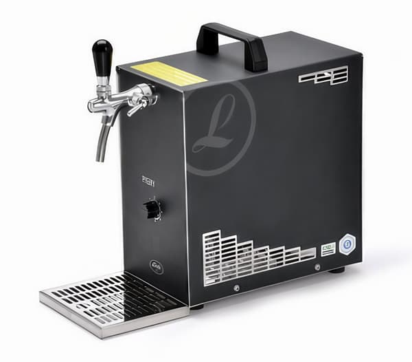 Oluthana, PYGMY 25/K LIMITED EDITION, kalvopumpulla yksilinjainen kuivajäähdytyslaite ruostumattomasta teräksestä, 35 l/h, Green Line, KEG: Type G