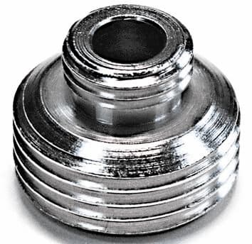 Reduktion, reducing piece 1/4”, Gevindstørrelser:1/4&quot; udvendigt gevind til 5/8&quot; udvendigt gevind