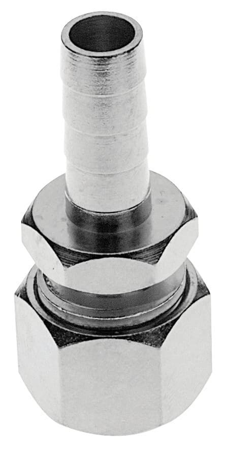 Puristusliitin, puristusnippa olutletkulle NW 7 mm, ruostumaton teräs