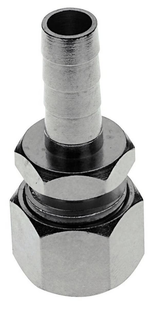 Puristusliitin, puristusnippa olutletkulle NW 7 mm, ruostumaton teräs