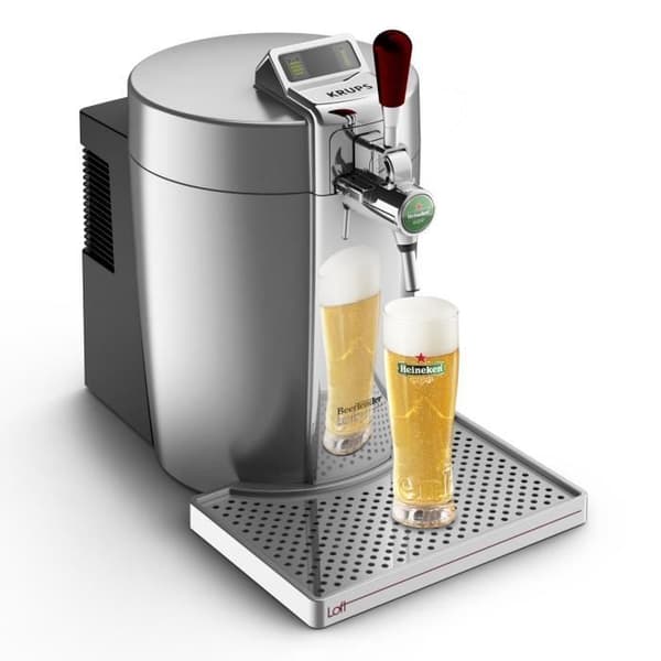 KRUPS Beertender® ölkran - Kompatibel med 5L fat - Indikatorlampa, Loft Ed färsk öl VB700E00