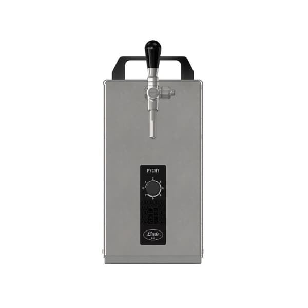 Komplett set - Öltapp, Öldispenser, Ölmaskin, Ölautomat PYGMY 25, en linje torr kylare, 35 liter/h, waterchiller, Green Line, KEG:utan