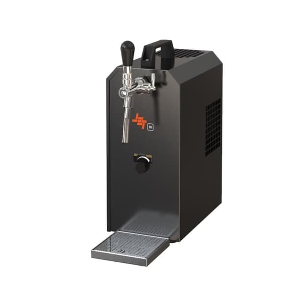 Komplet sæt - Fadølsanlæg, Øldispenser, Øl Køledispenser JET 30 1-linje tør køler, 35 liter/h, KEG:uden