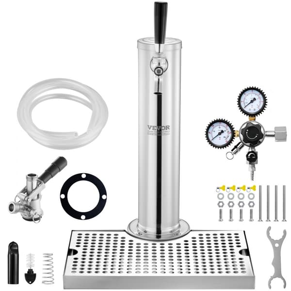 Kegerator-torni sarja, yksittäinen hana-muotoilu, kestävä ruostumaton teräs, kaksoismittausvalvonta