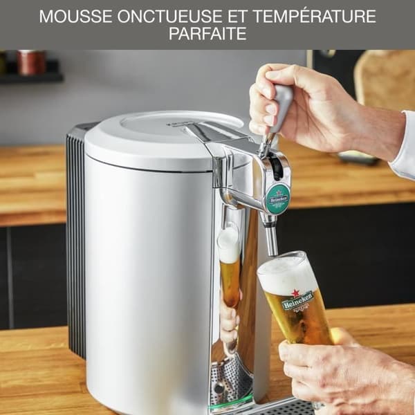 KRUPS Beertender® Compact, fatölsmaskin, kompatibel med 5L fat VB452E10
