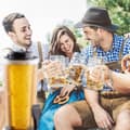 Miniatyrbild 3 av 6: Relaxdays Beer Tap Giraffe Beer Pump Plast 2,5 liters kran HxBxD 50 x 23 x 18 cm, Svart