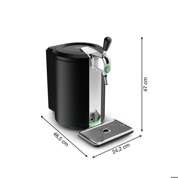 KRUPS Beertender® Kompaktmaskin för öl, 5 L-fat, VB450E10