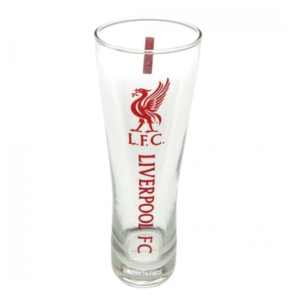 Liverpool FC Official Tall Beer Glass Red One Size