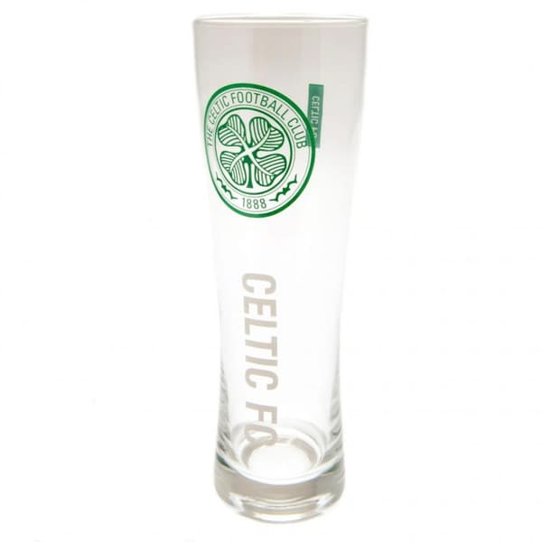 Celtic FC Beer Glass Clear/Green One Size