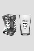 Miniatyrbild 2 av 2: Misfits Pint Glass Skull Band Logo Official Boxed One Size
