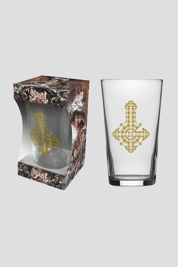Ghost Pint Glass Prequelle Band Logo Boxed One Size