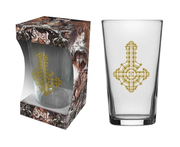 Ghost Pint Glass Prequelle Band Logo Boxed One Size