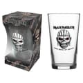Miniatyrbild 1 av 2: Iron Maiden Pint Glass Book Of Souls Eddie Band Logo Official Boxed One Size