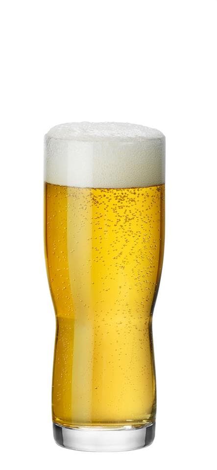 6 st, Ölglas new pilsner 42cl, Bormioli Rocco