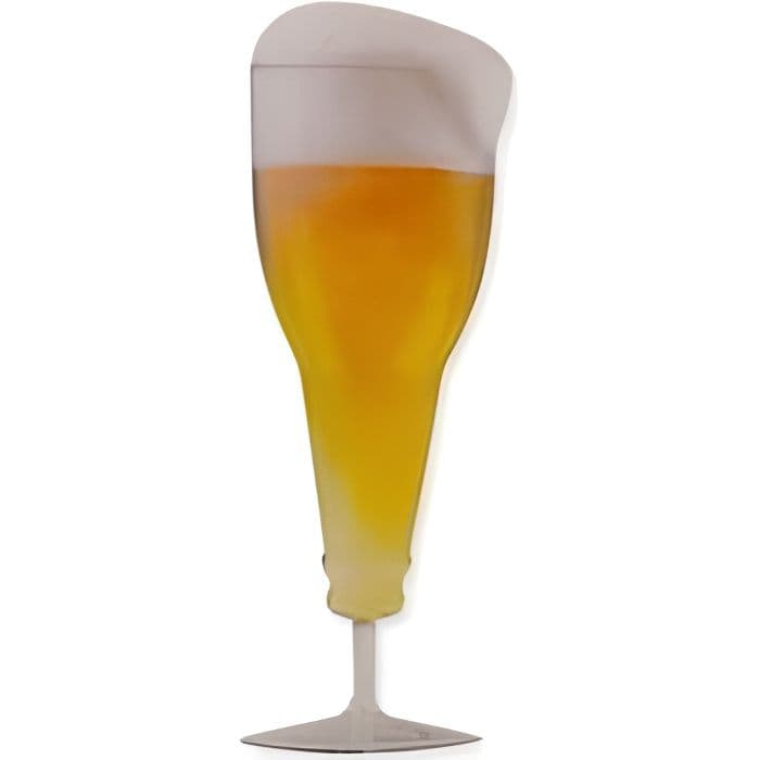 Vält flaskformat ölglas